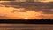 The Beach of El Jadida in the evening, sunset