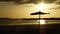 The Beach of El Jadida in the evening, sunset