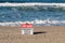 Beach Emergency Vehicle Access Sign