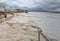 Beach Erosion and Sea Foam on Sydney`s Northern Beaches