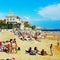 Beach in Estoril Portugal