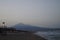 Beach in the evening near Villaggio  Turistico Europa. Catania, Sicily, Italy