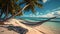 beach feeling - hammock between palm trees