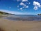 Beach in Fiji, on a sunny day