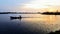 Beach, fisherman, sun, water, boat