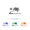 Beach flat icon. Element of Beach holidays multi colored icons for mobile concept and web apps. Thin line icon for website design