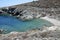 Beach in Folegandros island in Greece