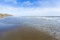 Beach at Folkestone overlooking Dover