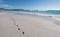 Beach Footprints Horizontal