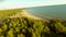 Beach and forest along Baltic coast line in Finland