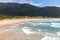 Beach and forest in the wild Lagoinha do Leste beach