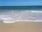 Beach Froth ocean on bribie island