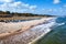 Beach of GÃ¶hren with beach chairs on the island of RÃ¼gen, Baltic Sea,Mecklenburg-Western Pomerania, Germany