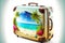 beach holidays in foreign countries travel suitcase