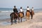 Beach horse-riding