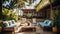 Beach House Bliss: A welcoming beach house in Brazil, exuding relaxed vibes