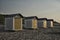 Beach houses in the dunes of Cadzand Bad, The Netherlands