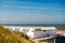 Beach houses at the Dutch coast