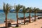 Beach hurghada red sea