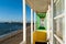 Beach Hut veranda and sothwold pier