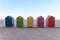 Beach huts on the beach