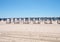 Beach Huts On Beach At Praia Do Barril Tavira Portugal