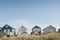 Beach huts on Mudeford sandbank