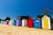 Beach huts Oleron island