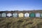 Beach Huts at Pakefield, Suffolk, England