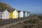 Beach Huts at Pakefield, Suffolk, England