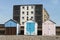 Beach Huts at Seaton, Devon, UK.