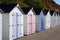 Beach huts, Seaton, UK.