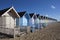 Beach Huts, West Mersea, Essex, England