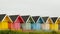 Beach Huts in West Mersea Island