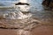 Beach idyll, sand and stones