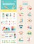 Beach Infographic set