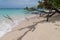 Beach at Isla Zapatilla island, part of Bocas del Toro archipelago, Pana