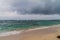 Beach at Isla Zapatilla island, part of Bocas del Toro archipelago, Pana