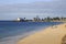 Beach of Island of Mozambique, with Church of Santo AntÃ³nio in the background