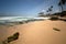 Beach at Koggala with the stilt fishermen of Sri Lanka