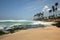 Beach at Koggala with the stilt fishermen of Sri Lanka