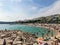 Beach and La Croisette, Cannes, France