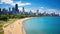 beach lake michigan chicago