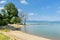 Beach at lake Trasimeno, Italy