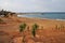 Beach of the Lance Nuevo from Mojacar Almeria Andalusia Spain