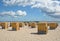 Beach and Landing Stage,Dahme,baltic Sea,Germany