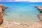 Beach landscape in Ano Koufonisi island Cyclades Greece