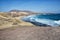 Beach at lanzarote canarias puntal del papagayo