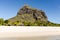 Beach of Le Morne in Mauritius