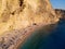 Beach on Lefkada, popular tourist resort on same name island in Greece